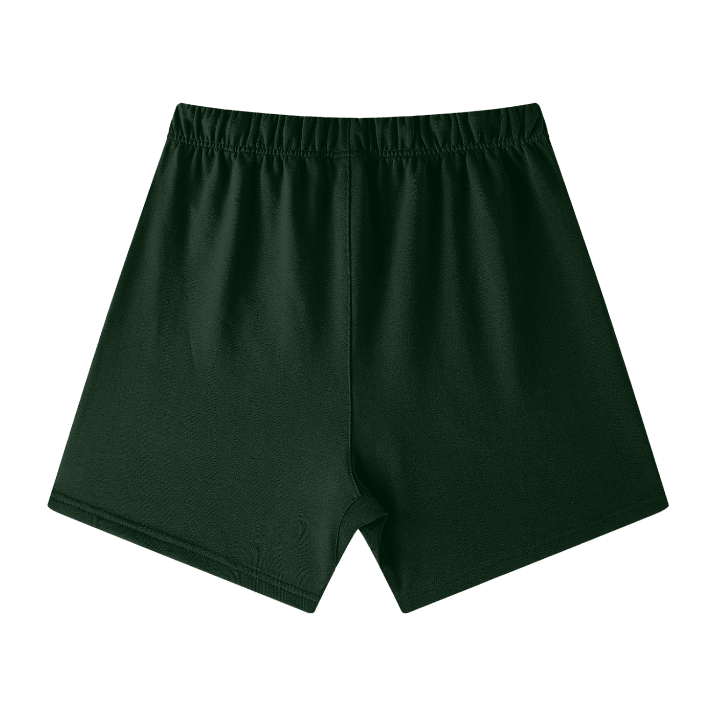 Black shorts on a white background
