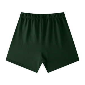 Black shorts on a white background