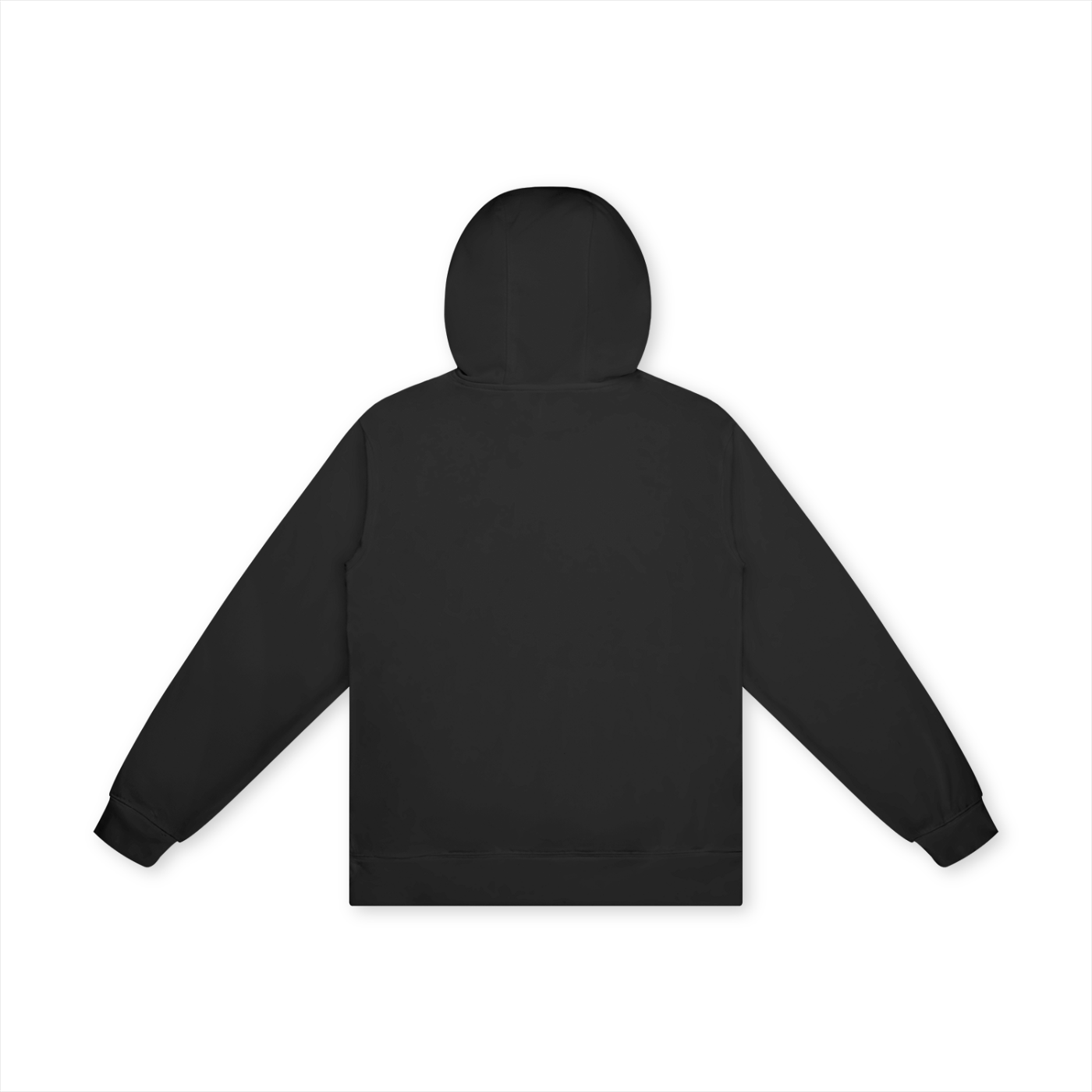 Black hoodie on a white background