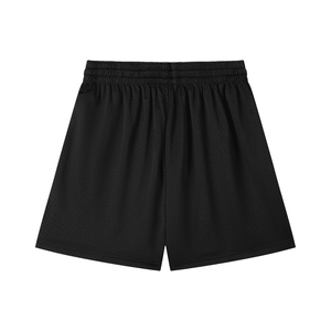 Black shorts on a white background