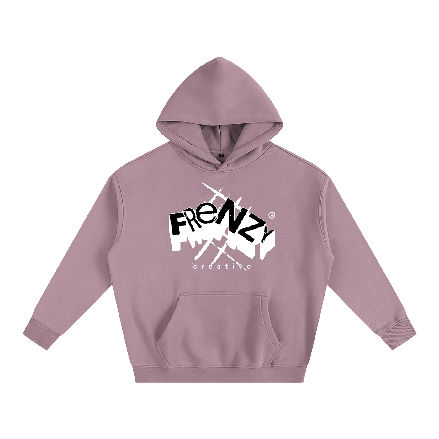 Purple Oversized Frenzy Hoodie