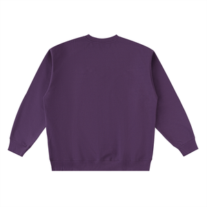 Purple sweatshirt on a white background