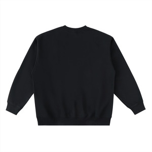 Black sweatshirt on a white background