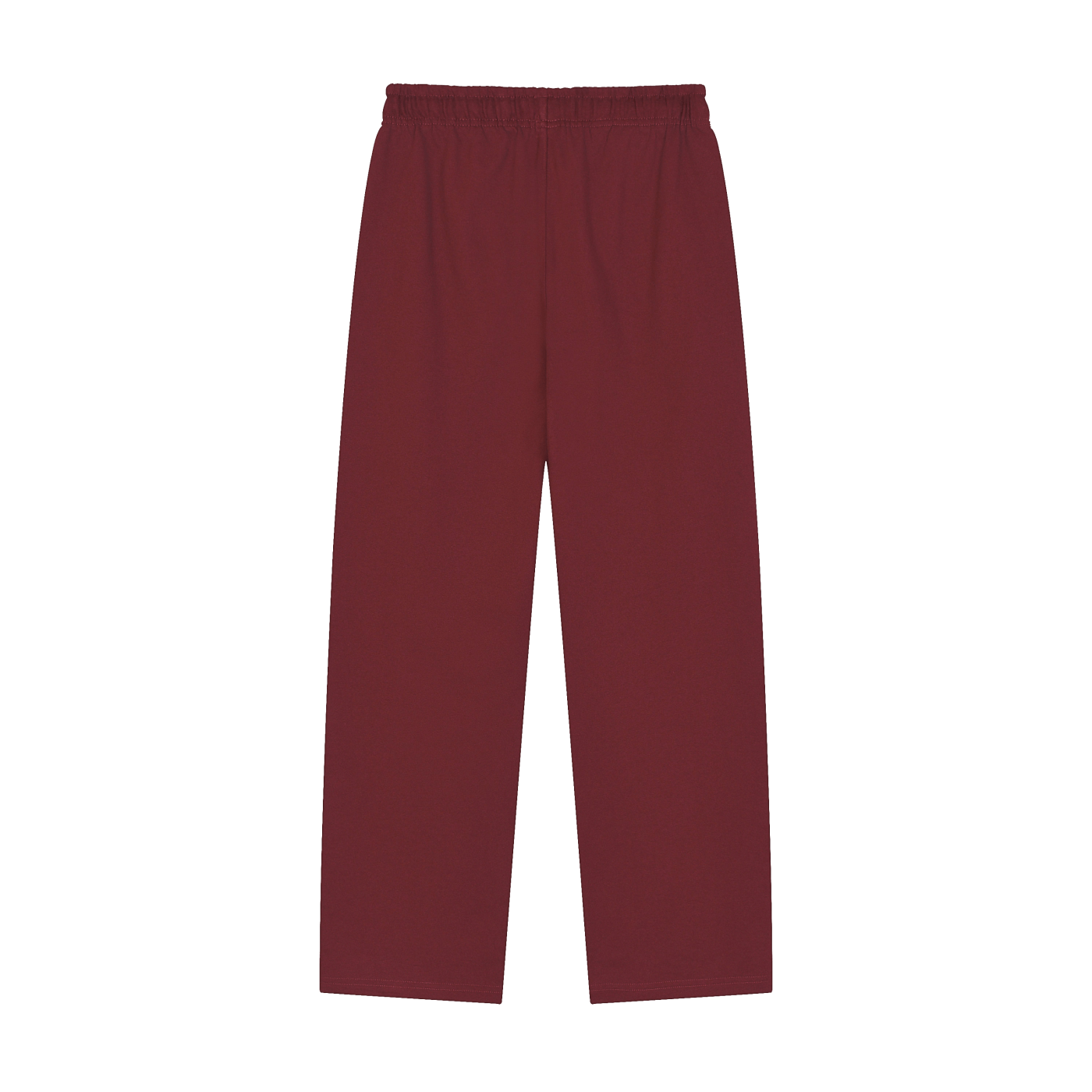 Maroon pants on a white background