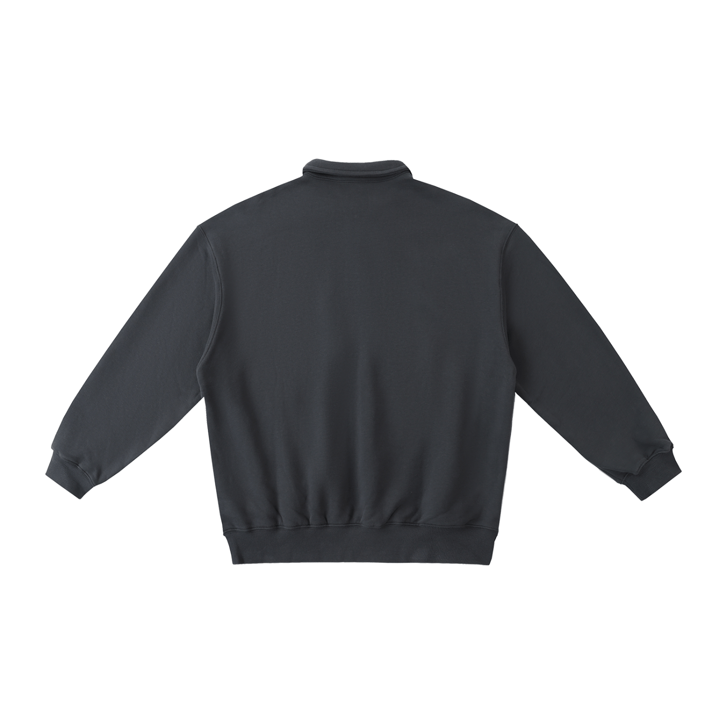 Dark gray jacket on a white background