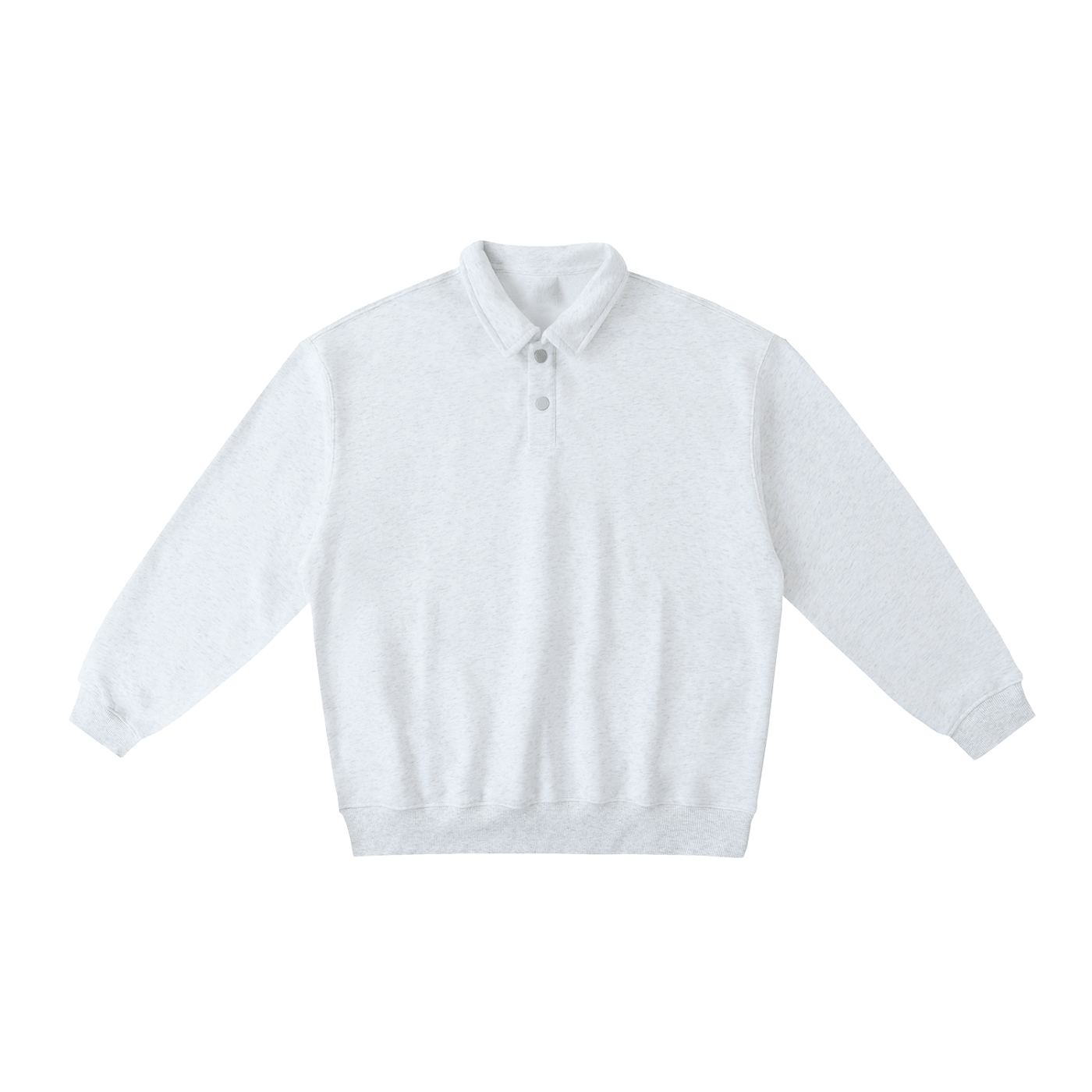 White long-sleeve shirt on a white background