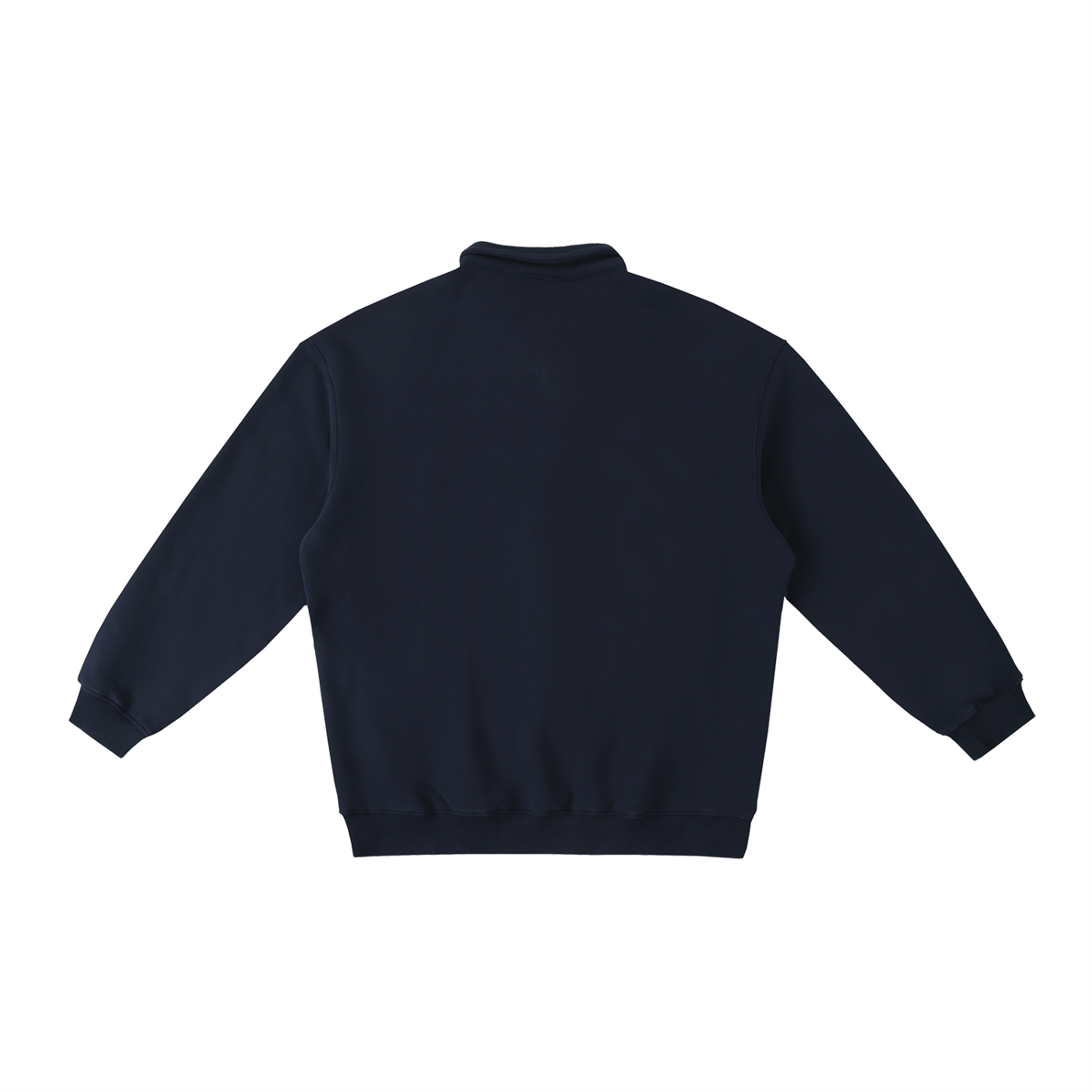 Navy blue jacket on a white background
