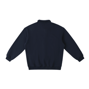 Navy blue jacket on a white background