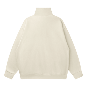 Beige sweatshirt on a white background