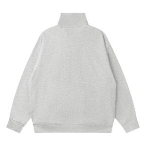 Gray sweatshirt on a white background