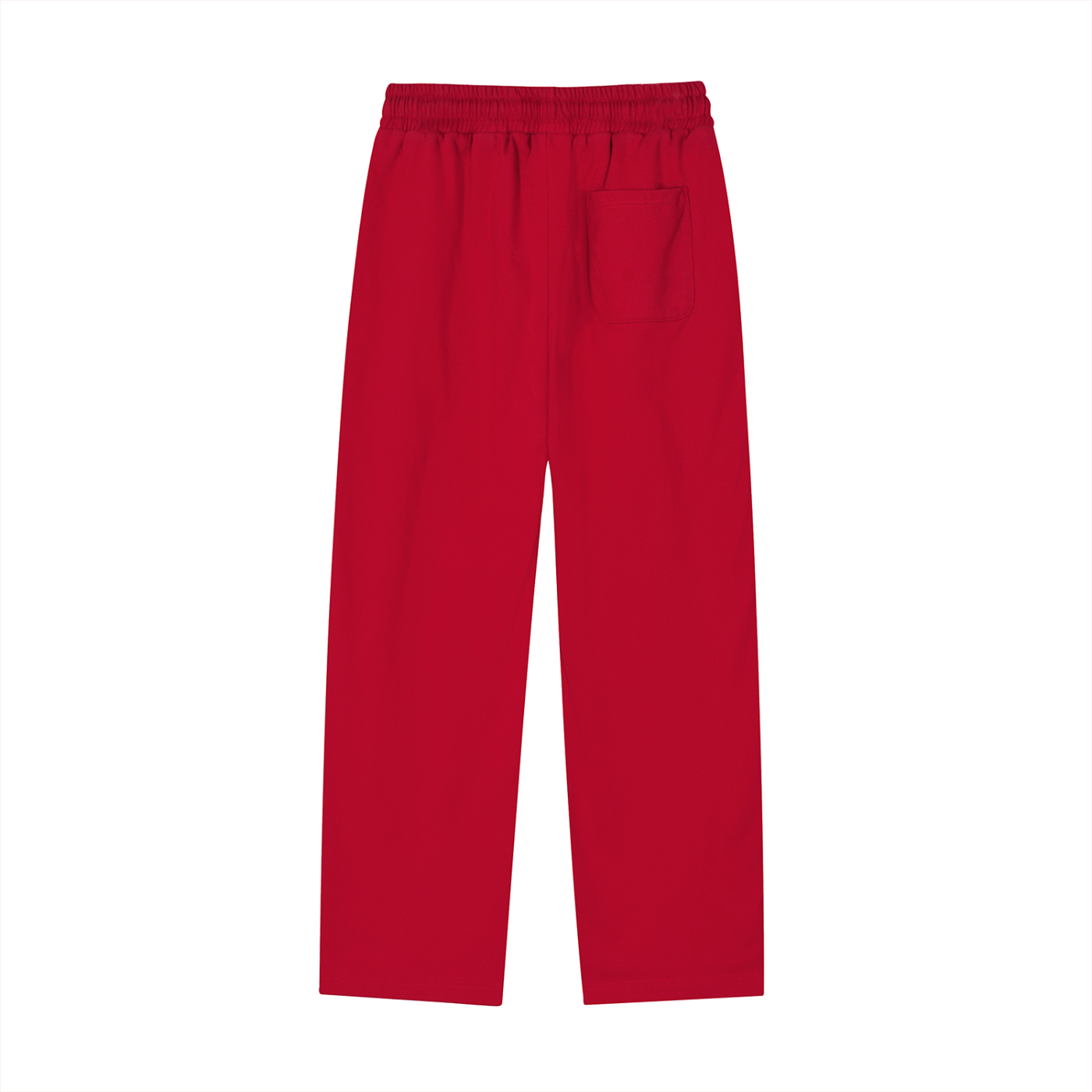 Red pants on a white background