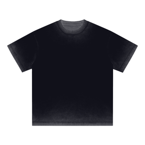 Black t-shirt on a white background
