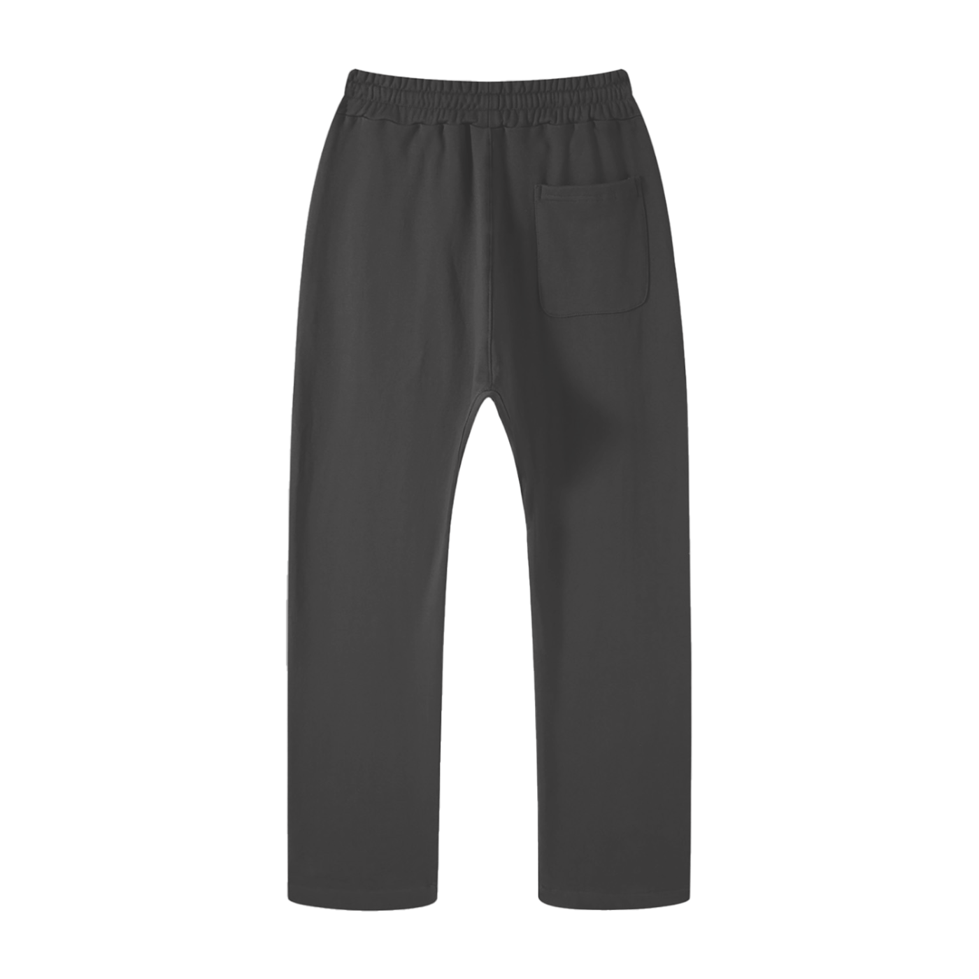 Black pants on a white background