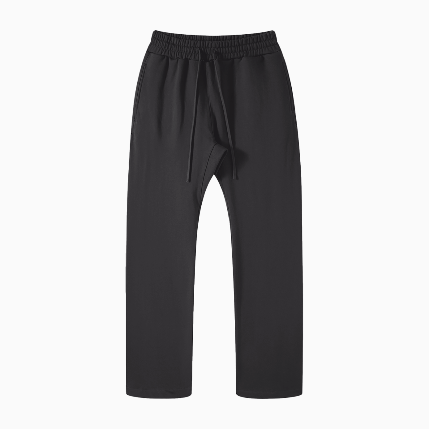 Black pants on a white background