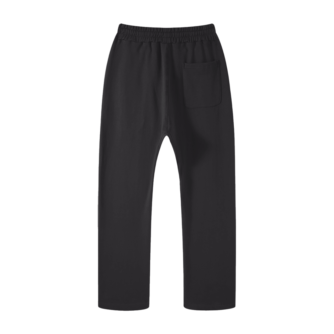 Black pants on a white background
