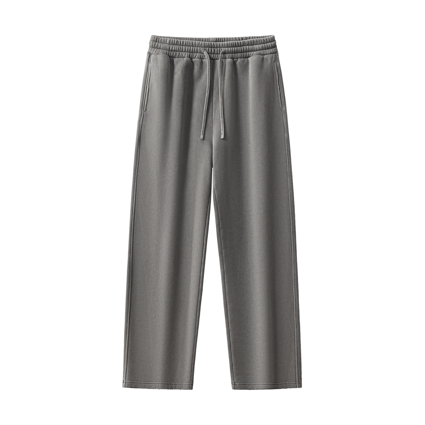 Gray pants on a white background
