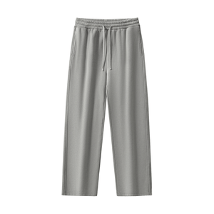 Gray sweatpants on a white background