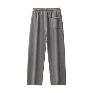 Gray sweatpants on a white background