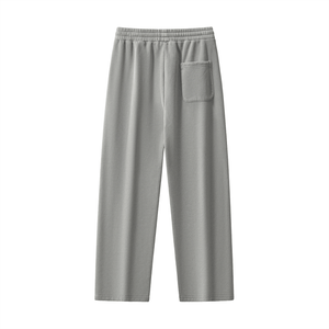 Gray sweatpants on a white background