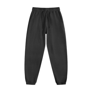 Black sweatpants on a white background
