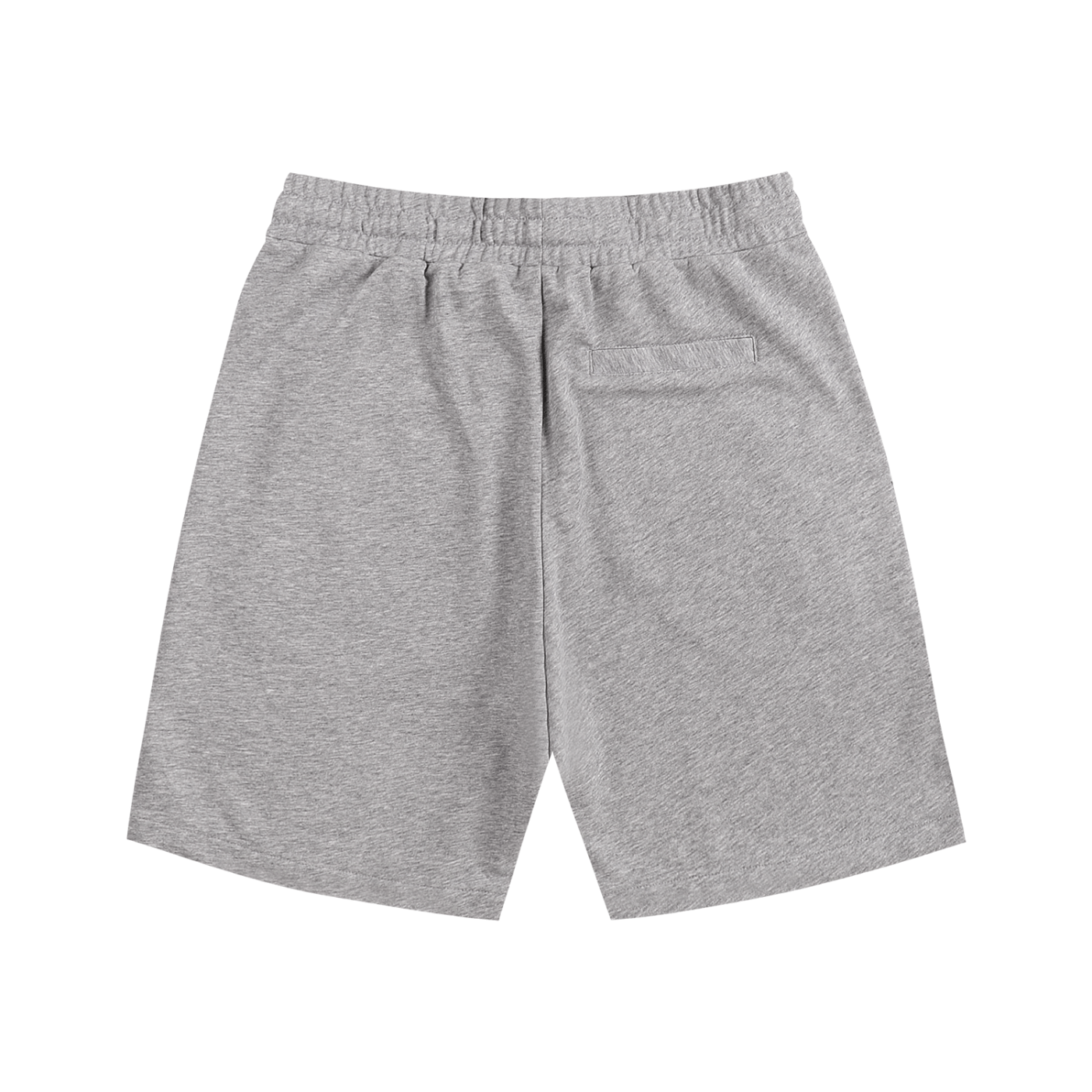 Gray shorts on a white background