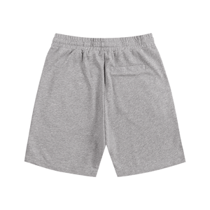 Gray shorts on a white background