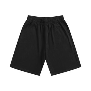 Black shorts on a white background