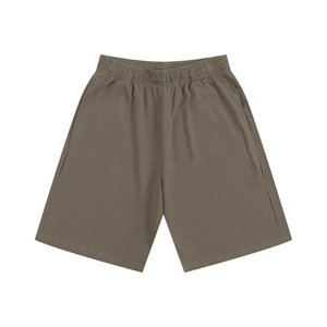 Brown shorts on a white background