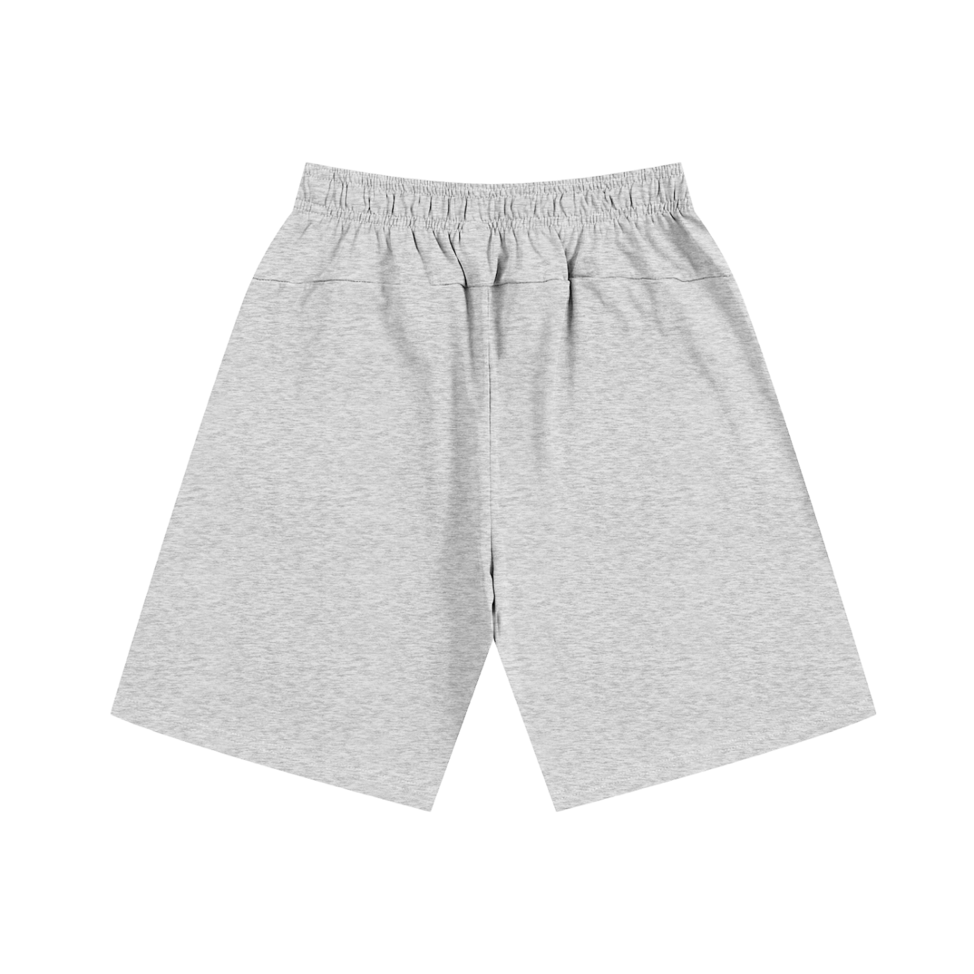 Gray shorts on a white background