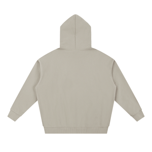 Beige hoodie on a white background