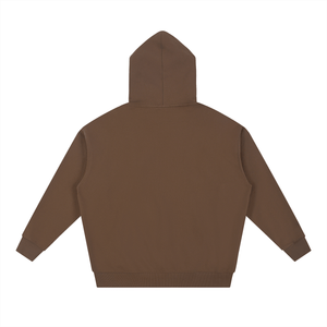 Brown hoodie on a white background