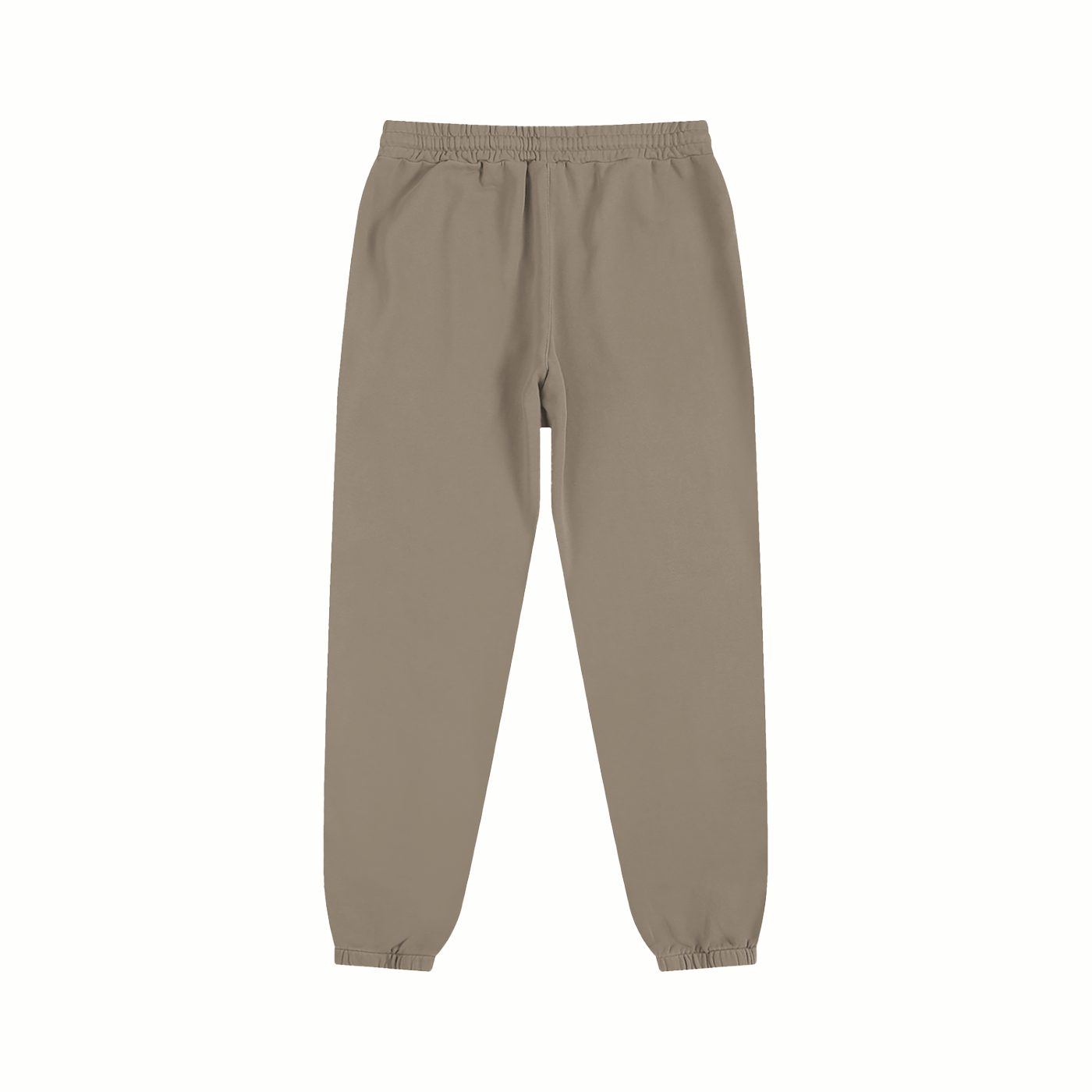 Beige sweatpants on a white background