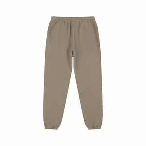 Beige sweatpants on a white background