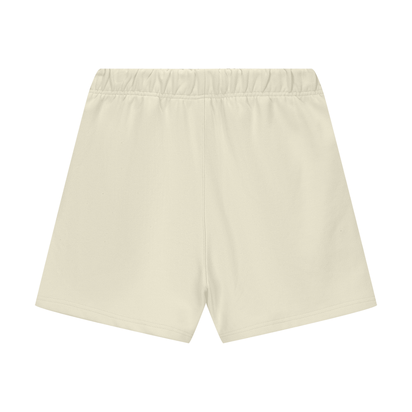 Beige shorts on a white background