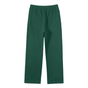 Green pants on a white background