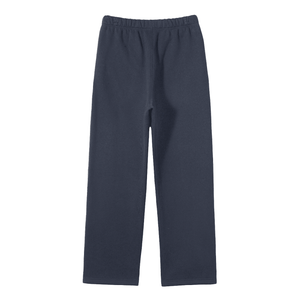 Navy blue pants on a white background