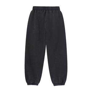 Black sweatpants on a white background