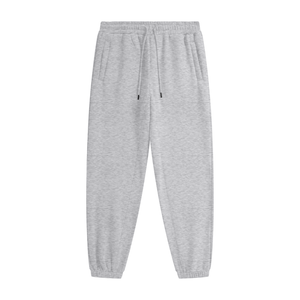 Gray sweatpants on a white background