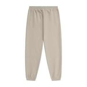 Beige sweatpants on a white background