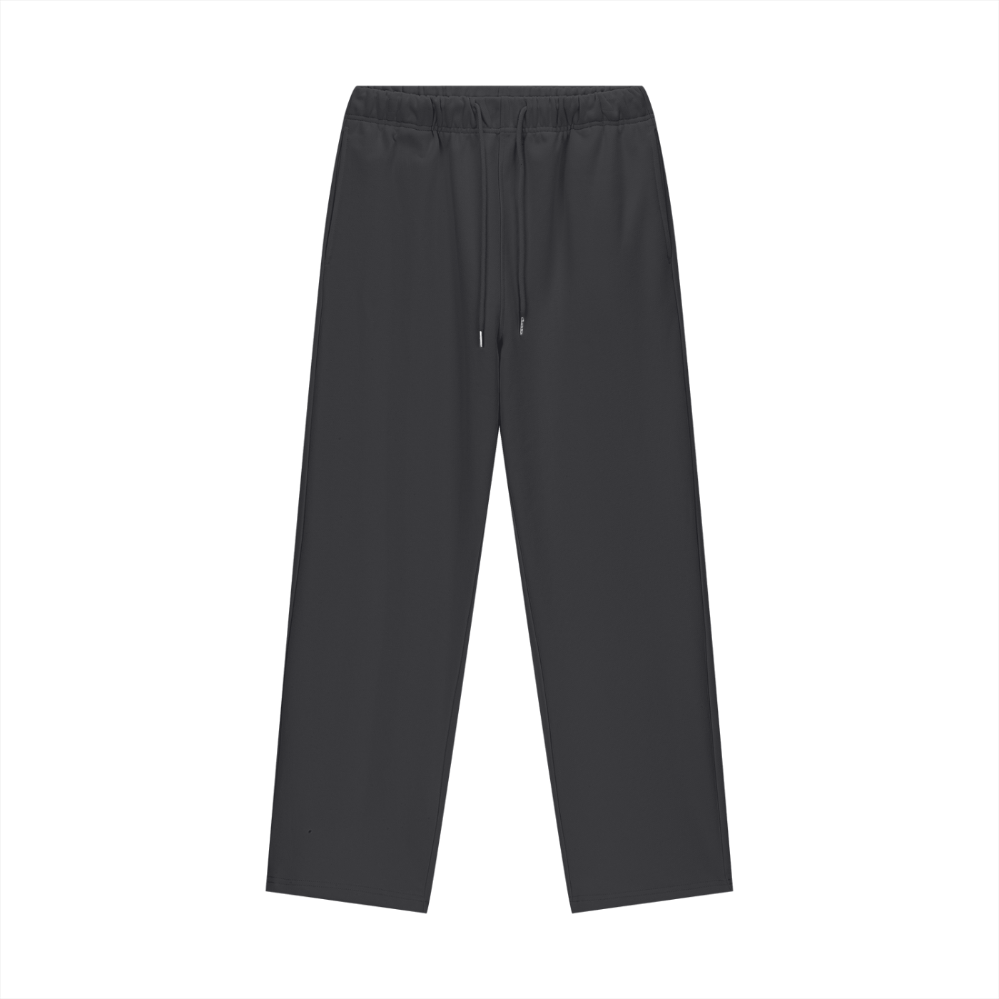 Black pants on a white background