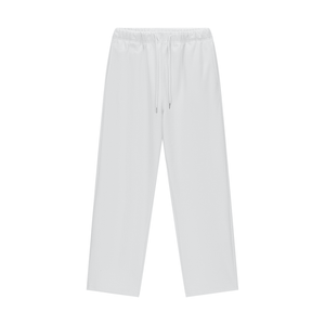 White pants on a white background