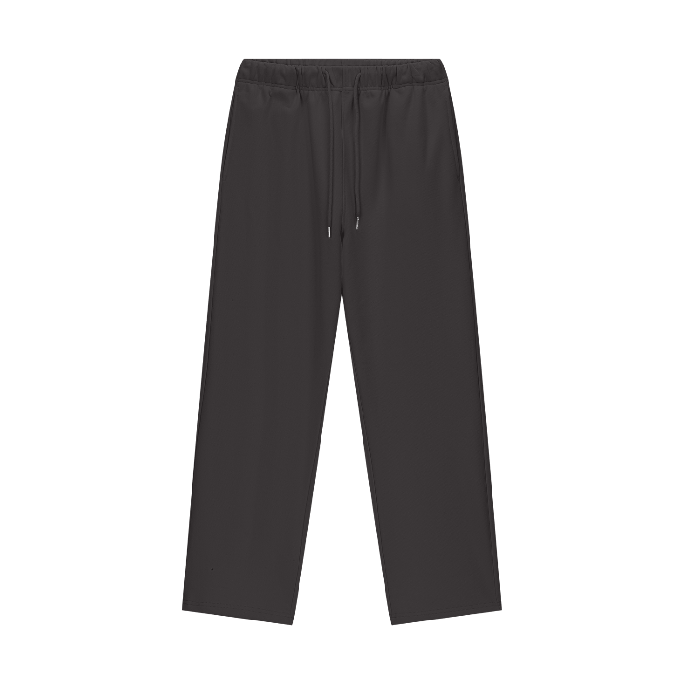 Black pants on a white background