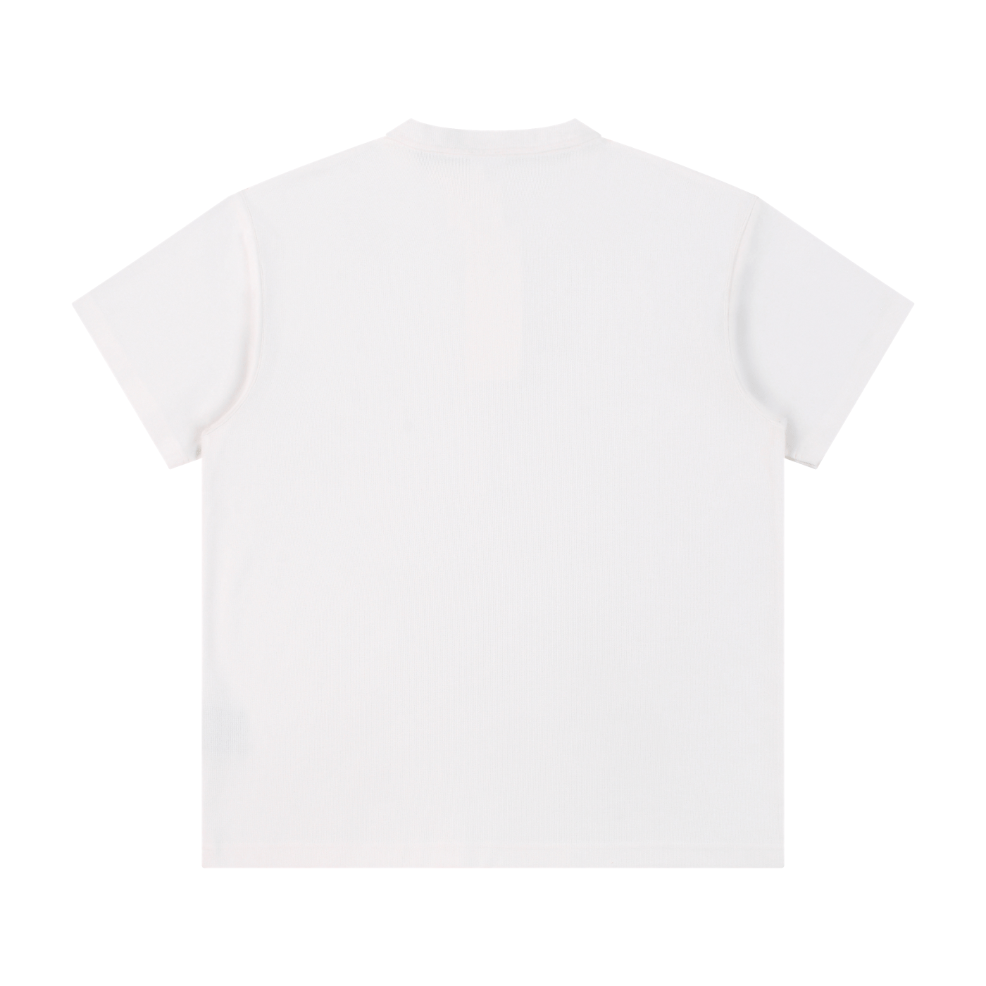 Plain white t-shirt on a white background