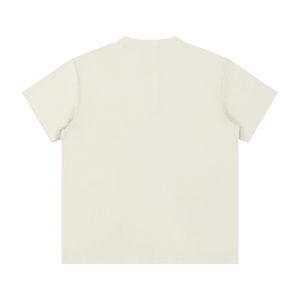 White t-shirt on a white background
