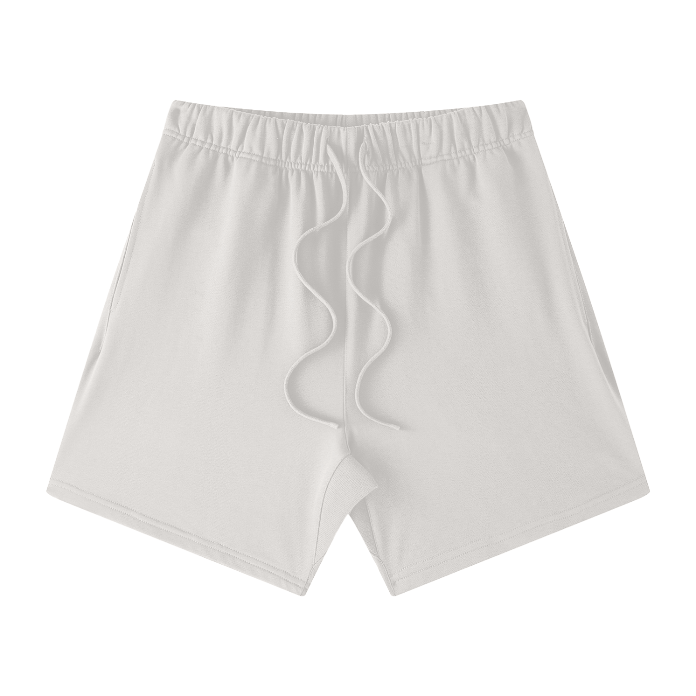 White shorts on a white background