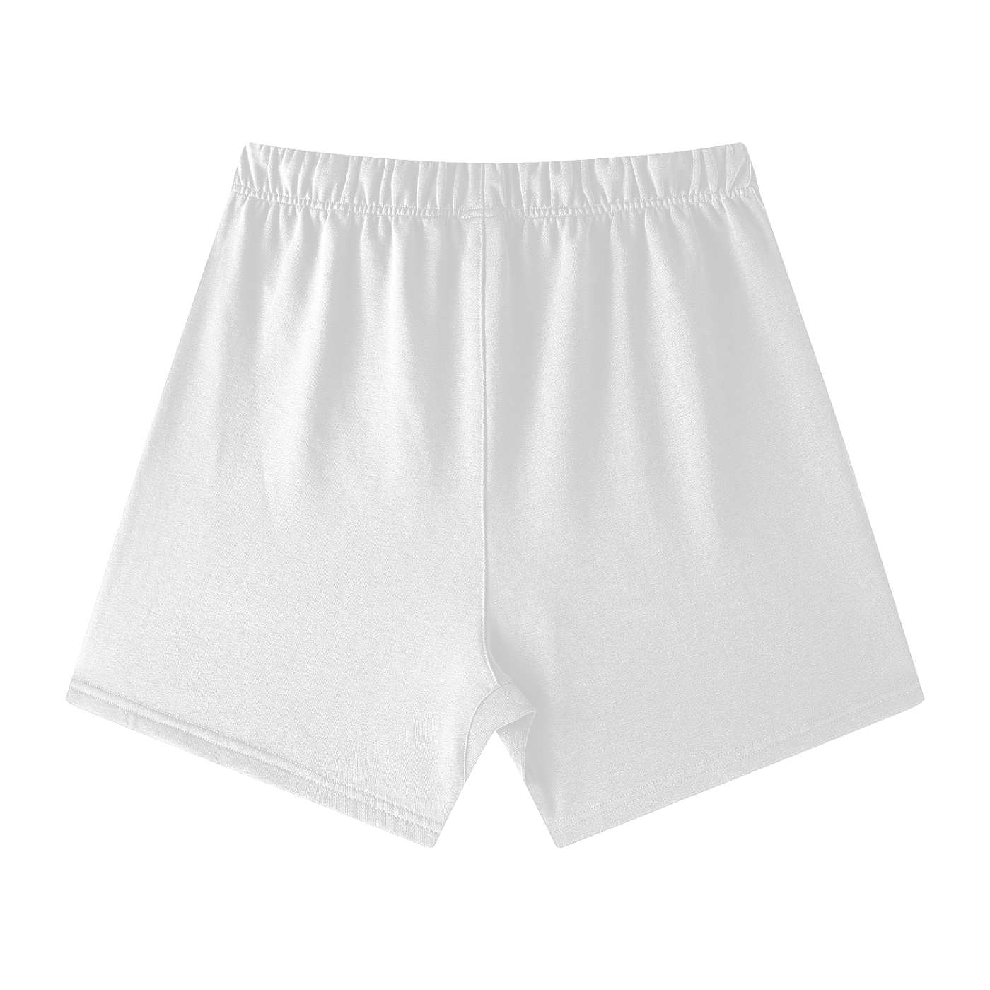 White shorts on a white background