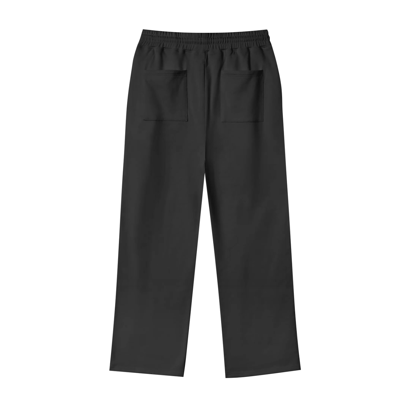 Black pants on a white background