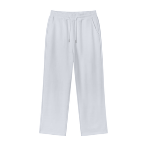 White pants on a white background