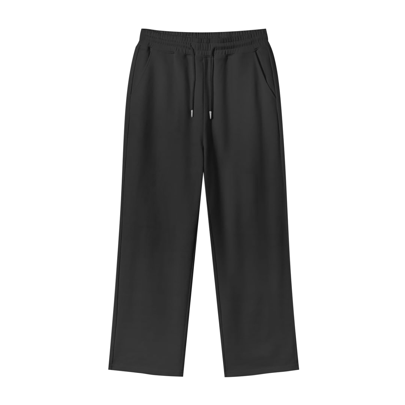 Black pants on a white background