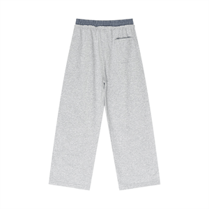 Gray sweatpants on a white background